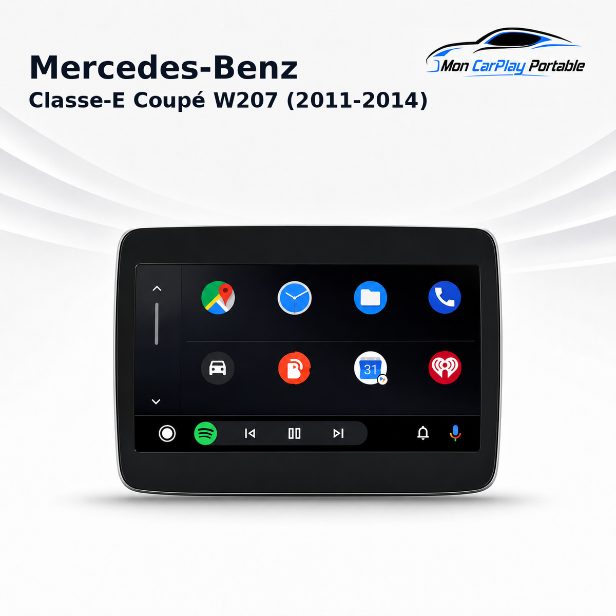 Écran CarPlay Mercedes Classe E Coupé W207 (2009-2016) — Spark Auto Image