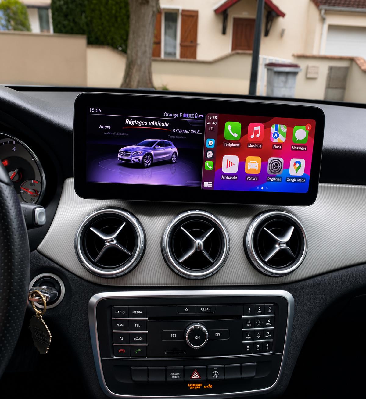Écran CarPlay Mercedes Classe A W176 (2013-2018) — Spark Auto Imagen