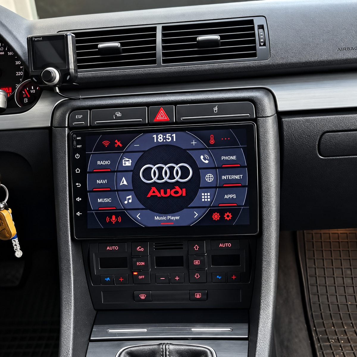 Écran CarPlay Audi A4 (2000-2009) — Spark Auto