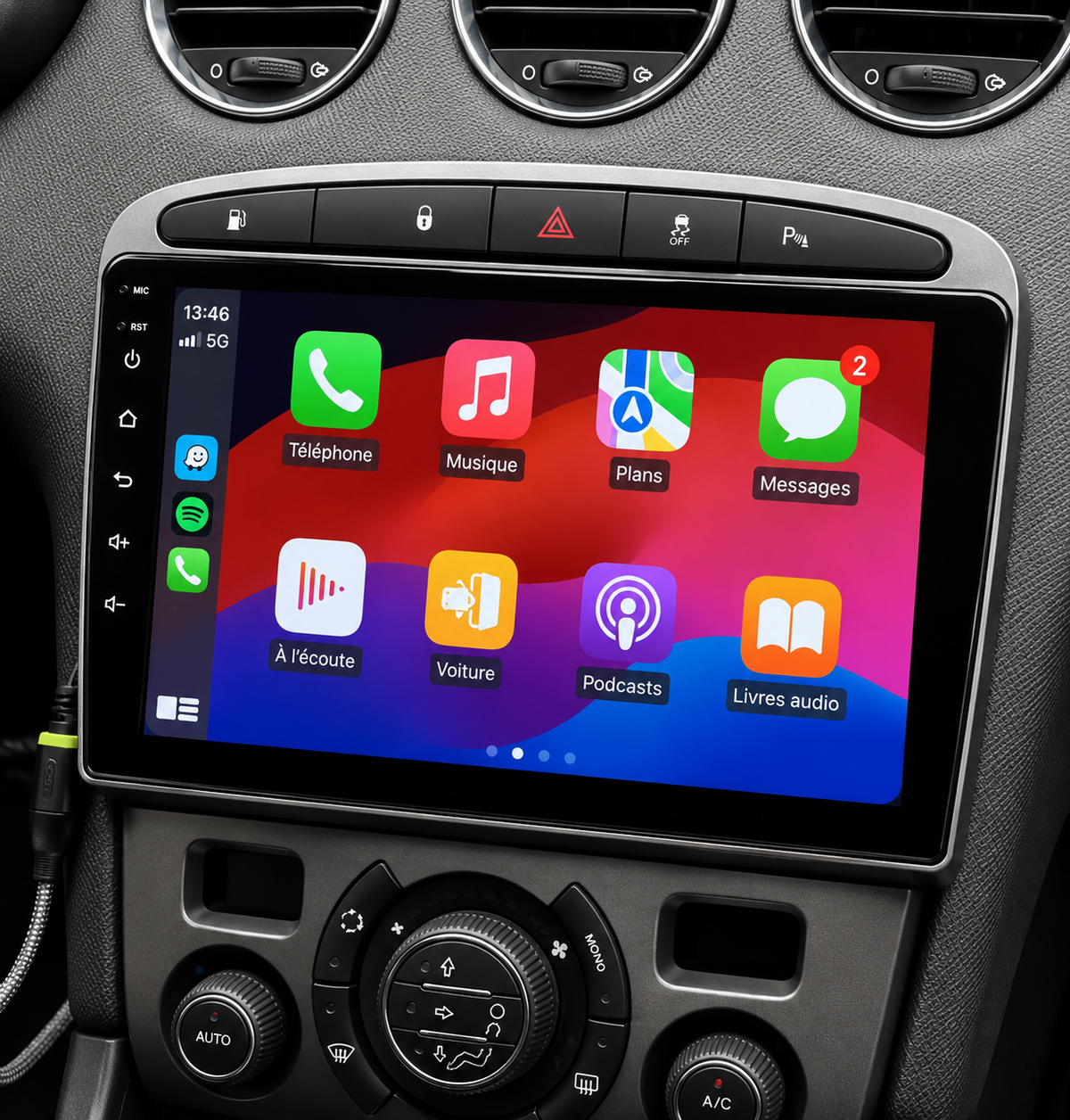 Écran CarPlay Peugeot 308 / SW (2007-2015) — Spark Auto