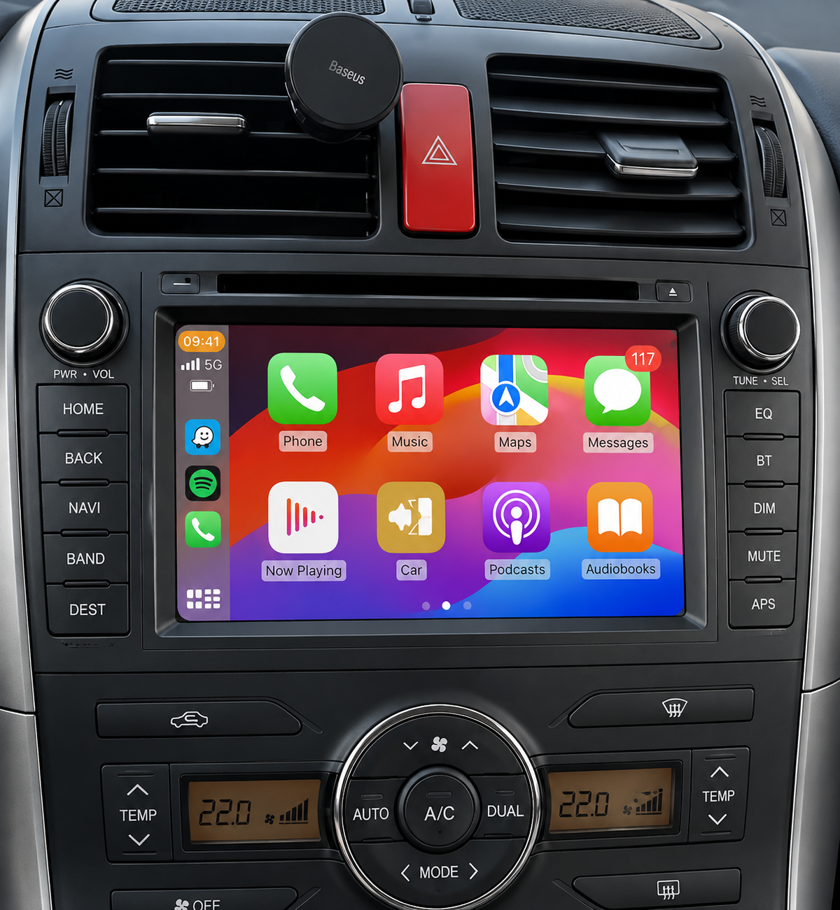 Écran CarPlay Toyota Auris E150 (2006-2012) — Spark Auto