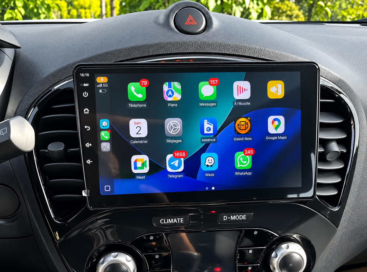 Écran CarPlay Nissan Juke (2010-2014) — Spark Auto