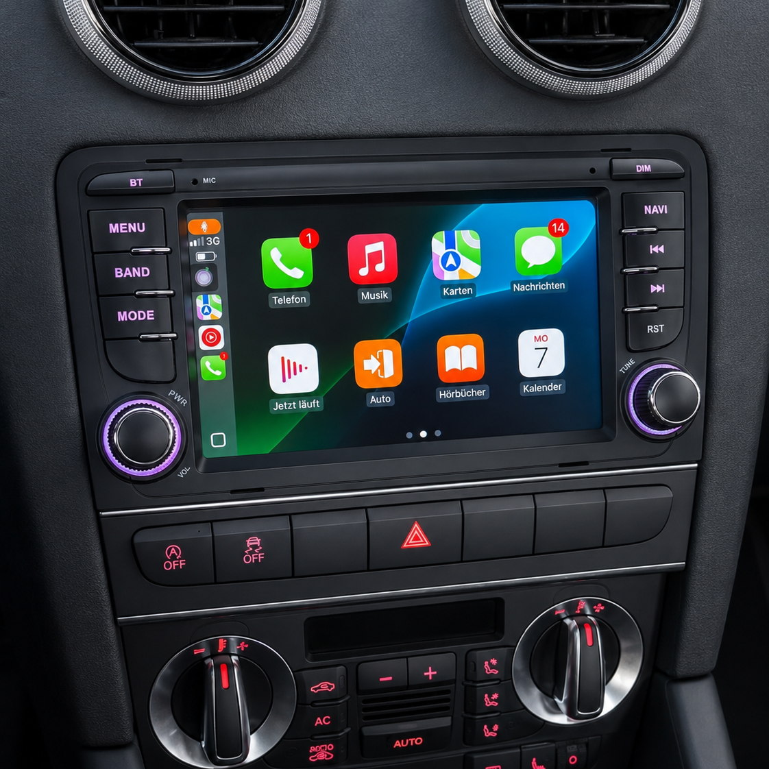 Écran CarPlay Audi A3 (2003-2013) — Spark Auto