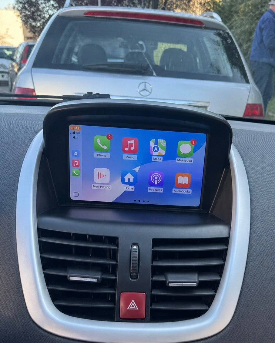 Écran CarPlay Peugeot 206+ (2009-2012) — Spark Auto