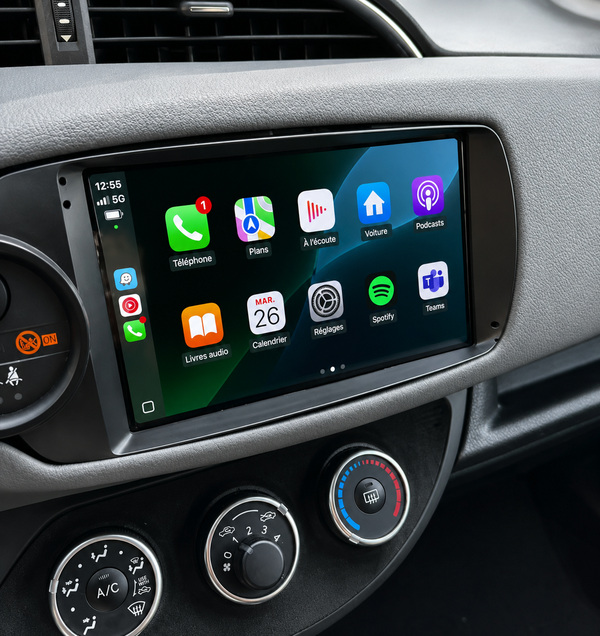 Écran CarPlay Toyota Yaris (2012-2017) — Spark Auto