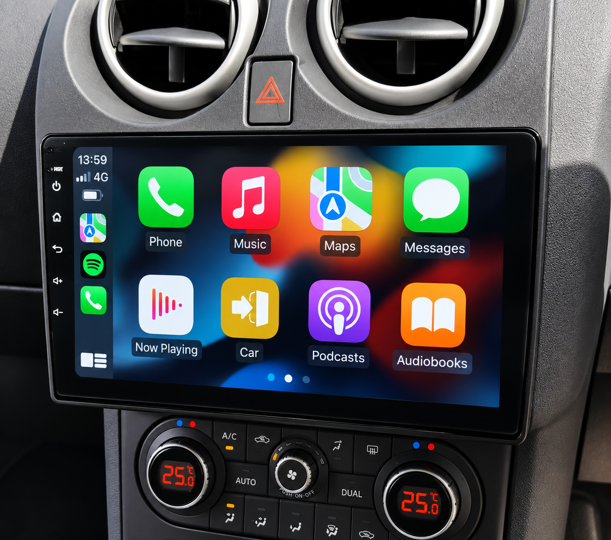 Écran CarPlay Nissan Qashqai J10 (2006-2013) — Spark Auto Image