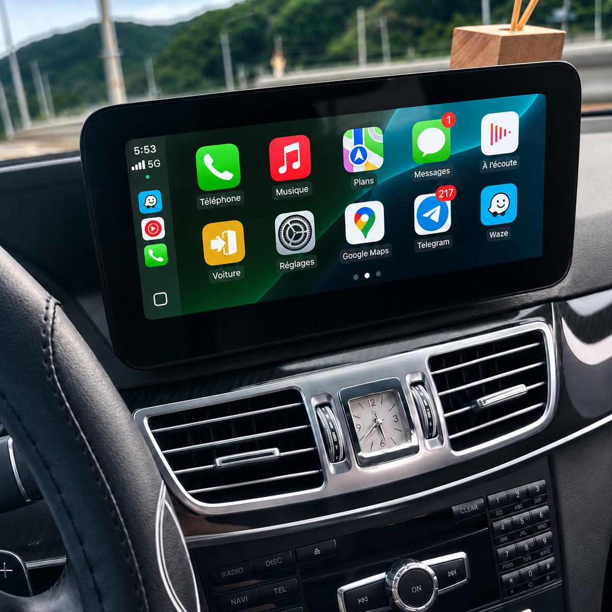 Écran CarPlay Mercedes Classe E W212 (2009-2016) — Spark Auto Image