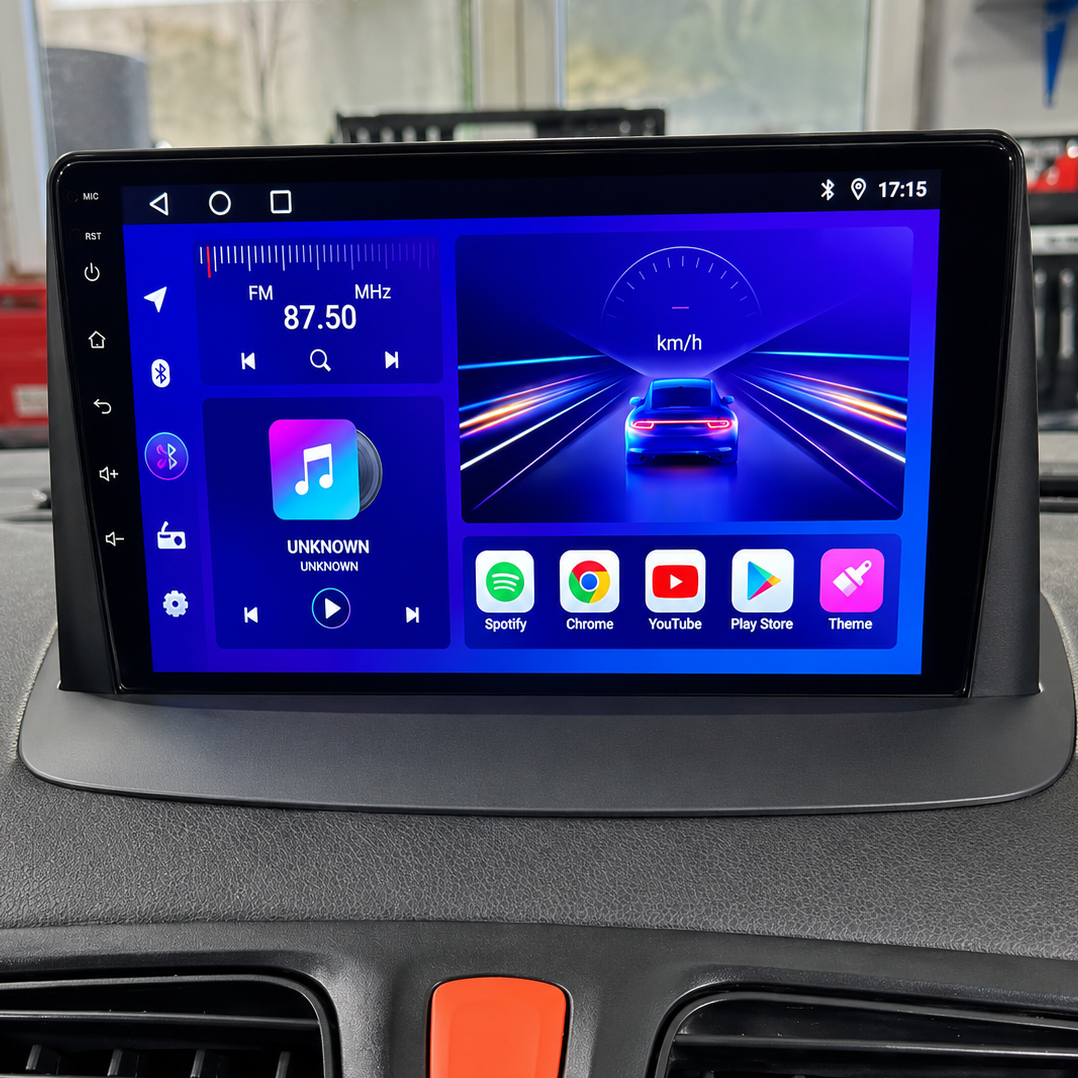 Écran CarPlay/Android Renault Mégane 3 (2008-2015) — Écran HD tactile sans fil