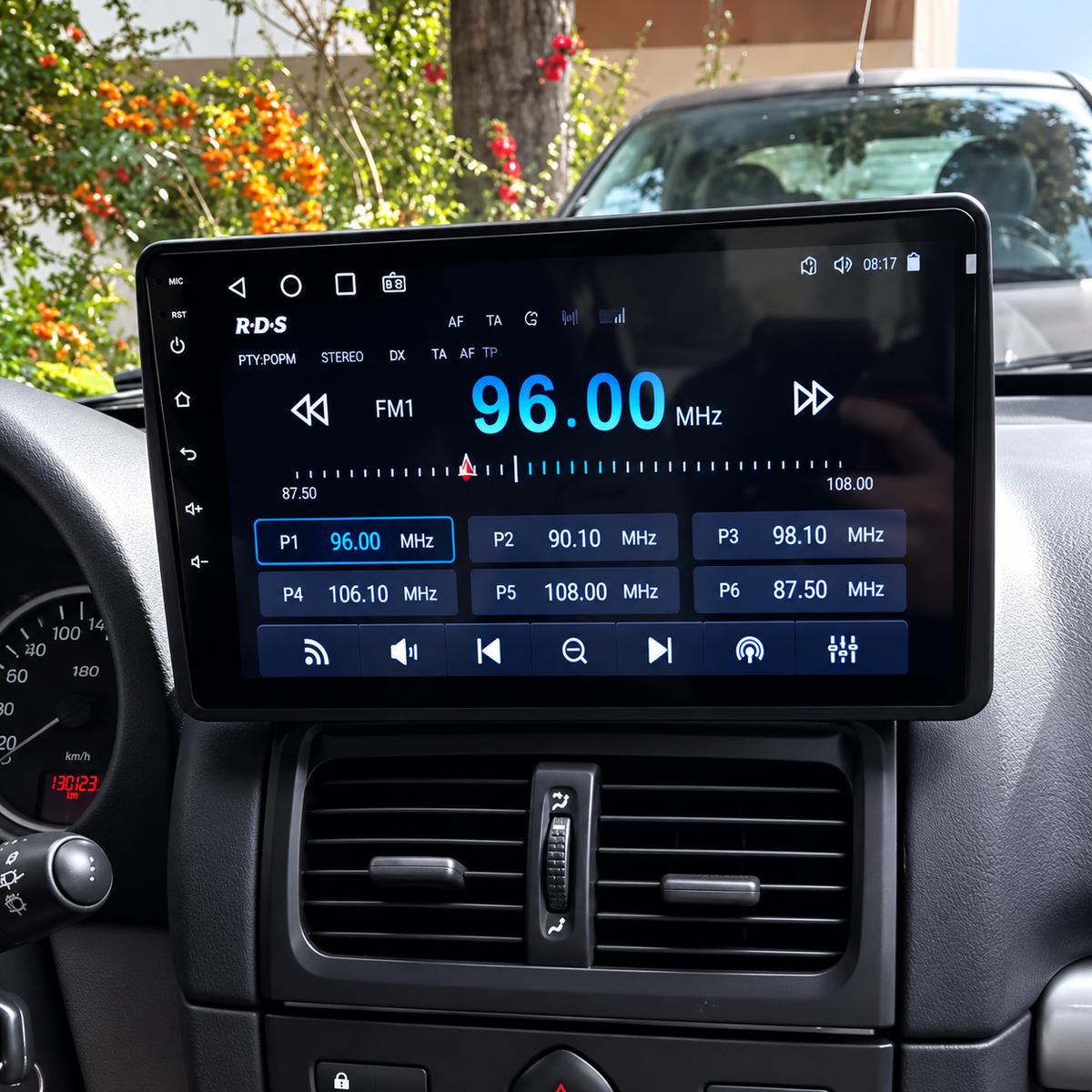 Écran CarPlay/Android Renault Clio 2 (2000-2012) — Écran HD tactile sans fil