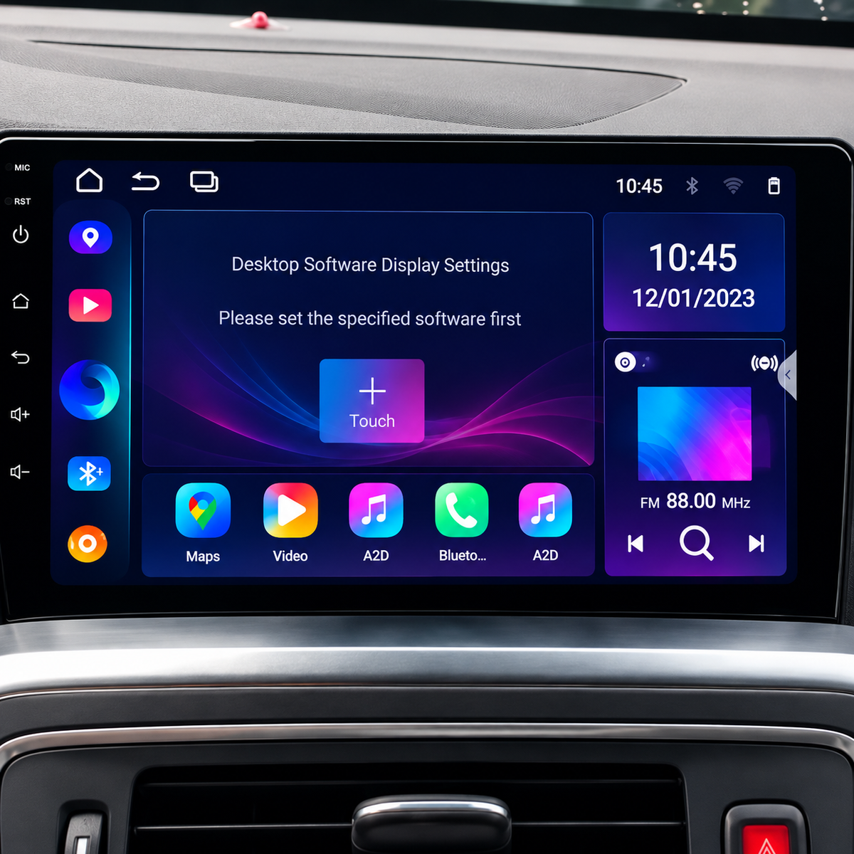 Écran CarPlay/Android Volvo S60 (2011-2020) — Écran HD tactile sans fil
