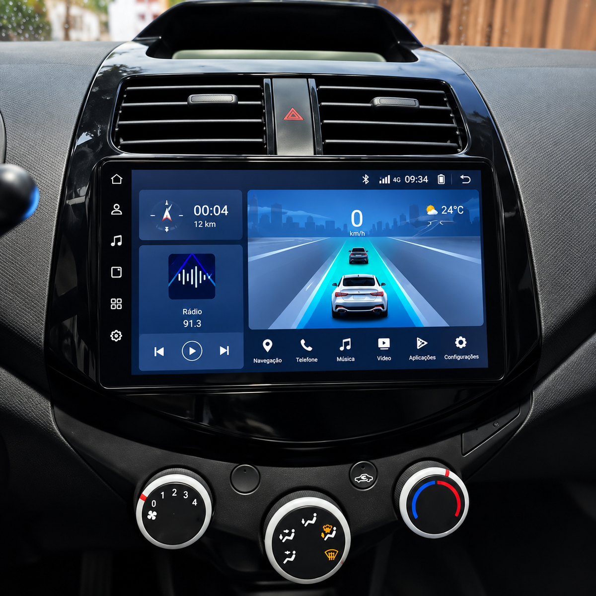 Écran CarPlay/Android Chevrolet Spark (2009-2016) — Écran HD tactile sans fil