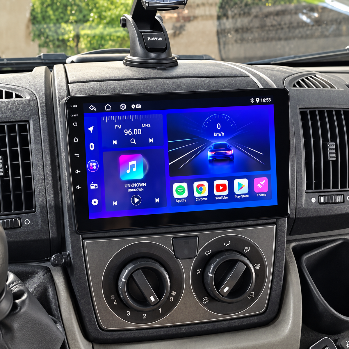 Écran CarPlay/Android Peugeot Boxer (2006-2014) — Écran HD tactile sans fil