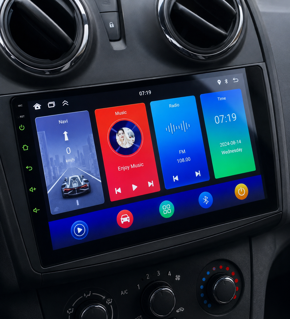 Écran CarPlay/Android Dacia Sandero (2014-2019) — Écran HD tactile sans fil