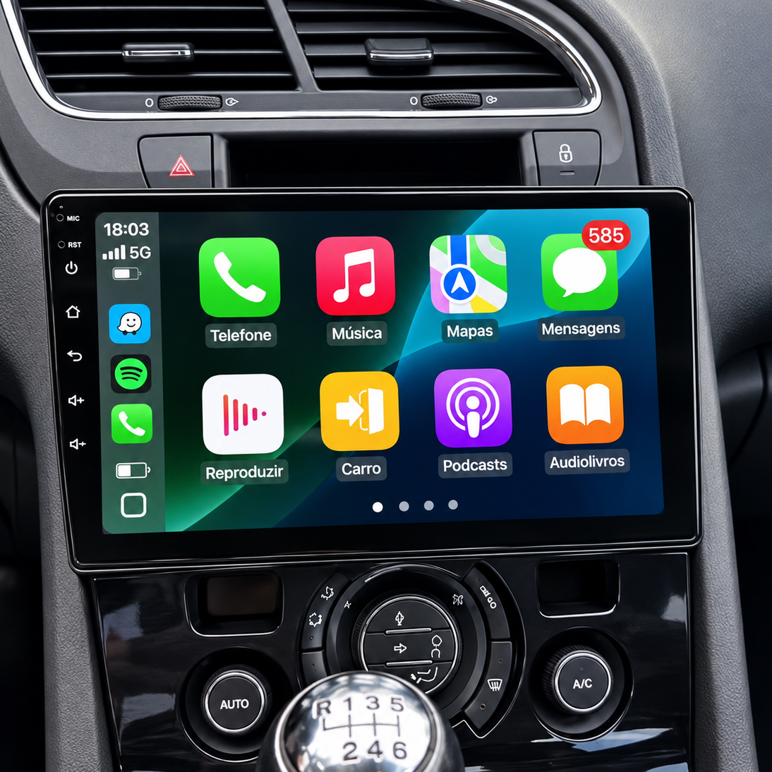 Écran CarPlay Android Auto Peugeot 5008 (2009-2016) — Spark Auto