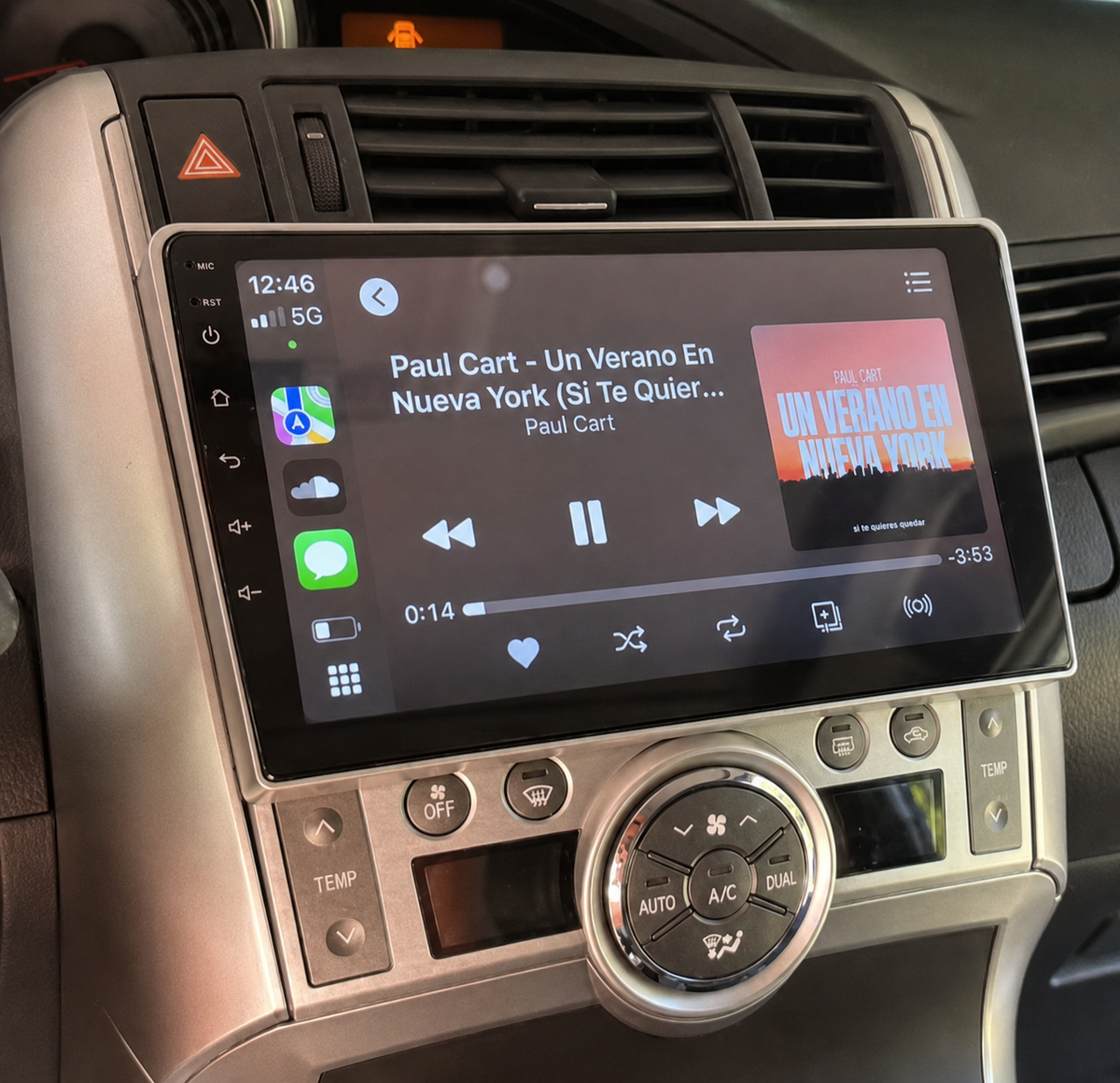 Écran CarPlay/Android Toyota Verso (2009-2018) — Écran HD tactile sans fil