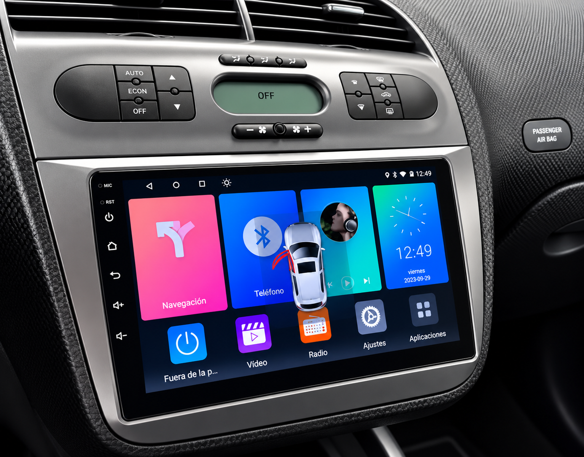 Écran CarPlay/Android Seat Altea (2004-2015) — Écran HD tactile sans fil