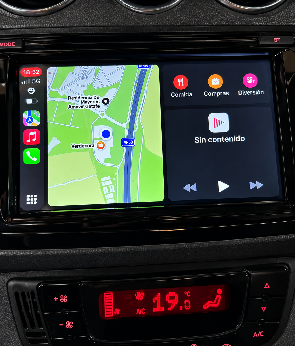 Écran CarPlay/Android Seat Ibiza 6J (2009-2013) — Écran HD tactile sans fil