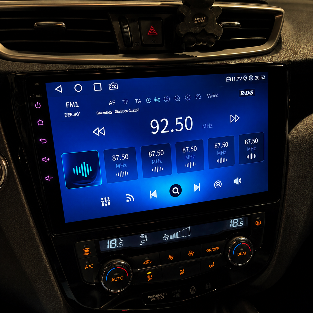 Écran CarPlay/Android Nissan Qashqai 2 J11 (2013-2017) — Écran HD tactile sans fil