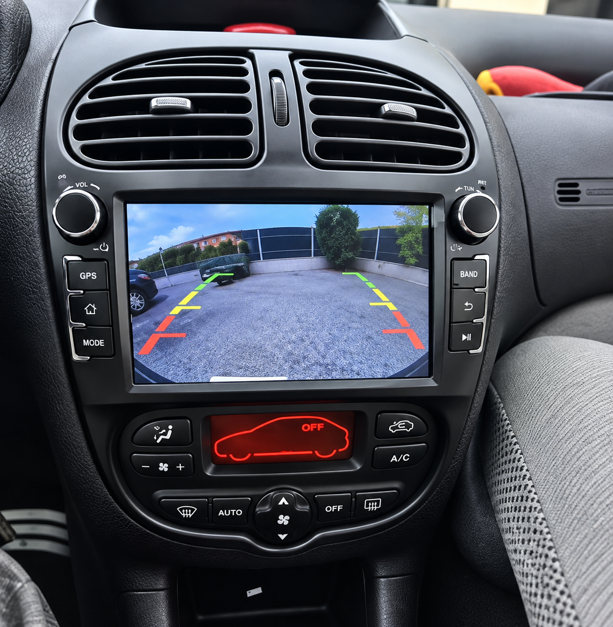 Écran CarPlay/Android Peugeot 206 (2001-2008) — Écran HD tactile sans fil