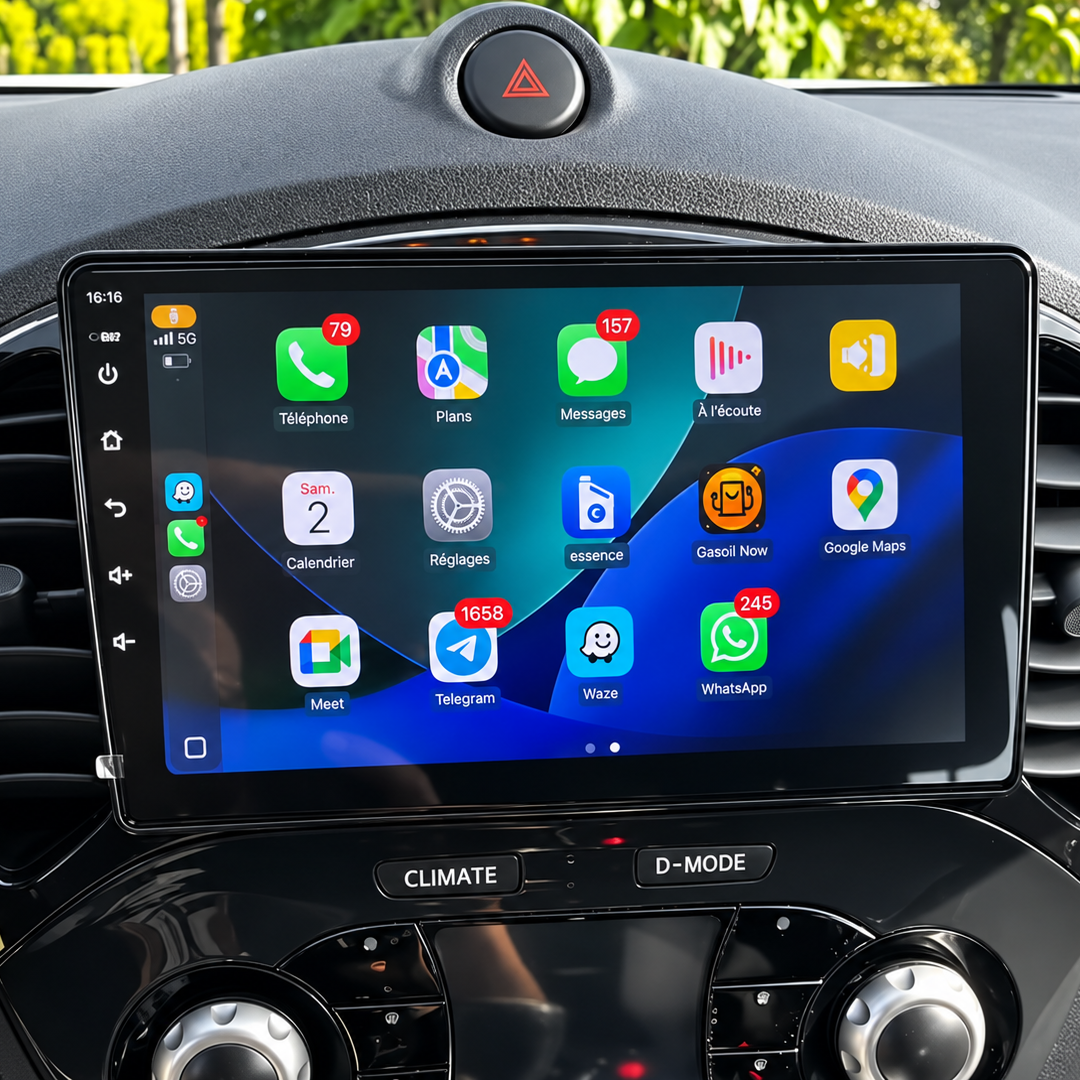Écran CarPlay Android Auto Nissan Juke (2010-2014) — Spark Auto