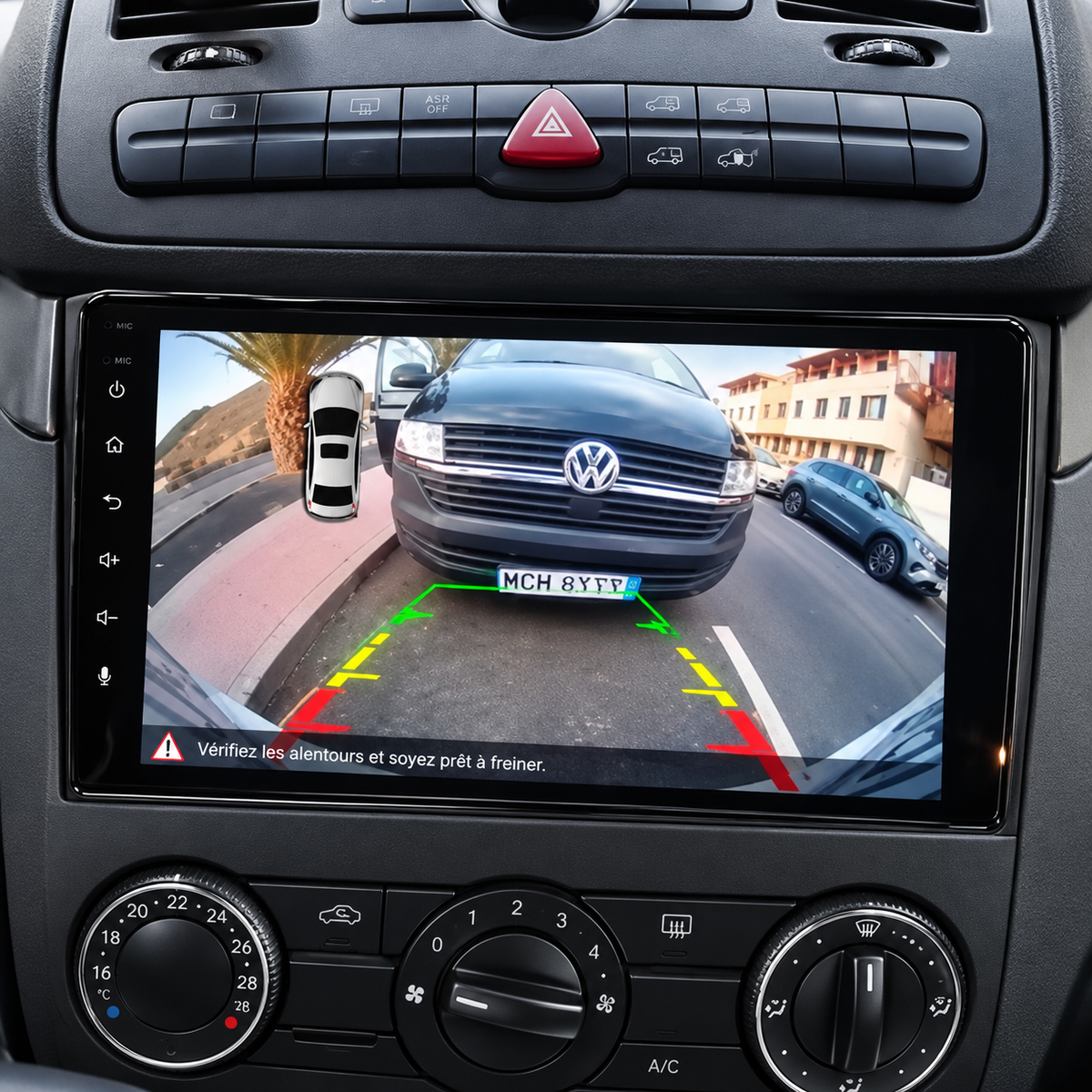Écran CarPlay/Android Mercedes Vito / Viano (2003-2015) — Écran HD tactile sans fil