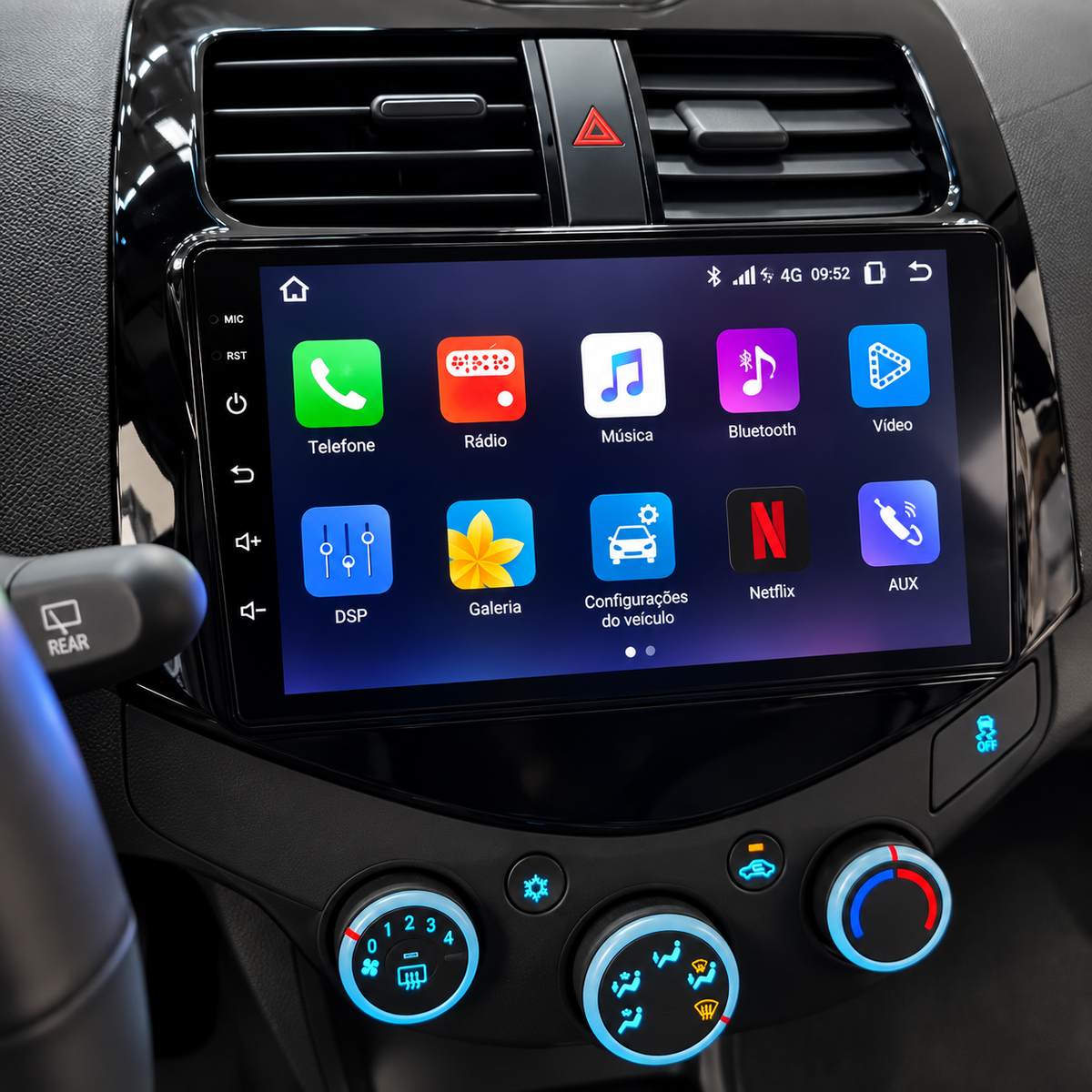 Écran CarPlay/Android Chevrolet Spark (2009-2016) — Écran HD tactile sans fil