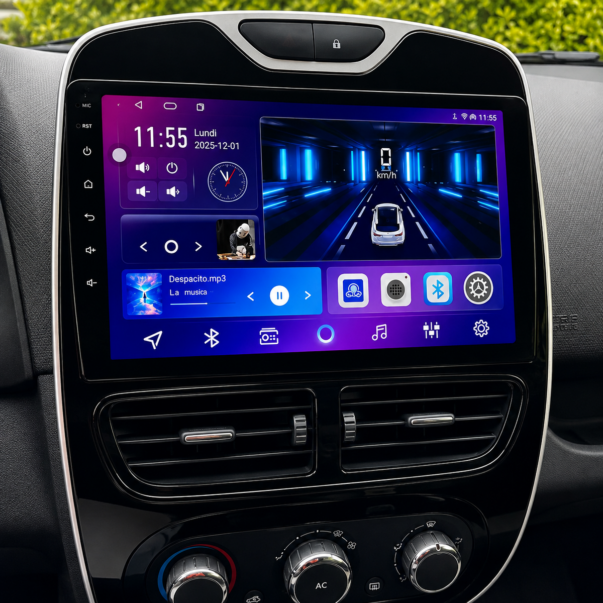 Écran CarPlay/Android Renault Clio 4 (2012-2019) — Écran HD tactile sans fil