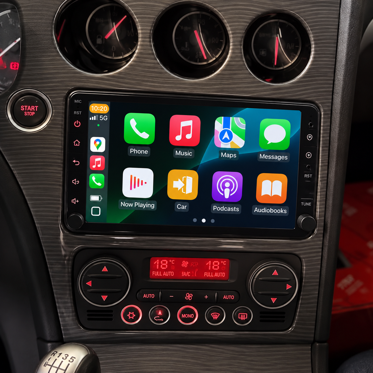 Écran CarPlay/Android Alfa Romeo 159 Sportwagon — Écran HD tactile sans fil