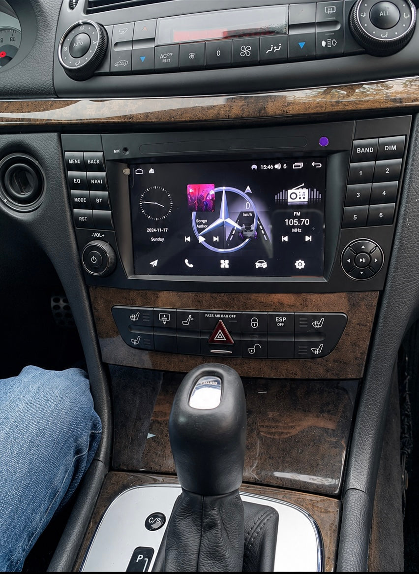 Écran CarPlay Android Auto Mercedes CLS W219 (2004-2010) — Spark Auto