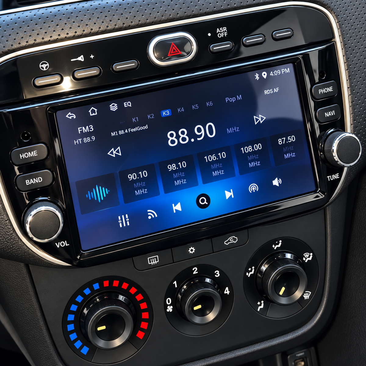 Écran CarPlay/Android Fiat Punto (2012-2015) — Écran HD tactile sans fil