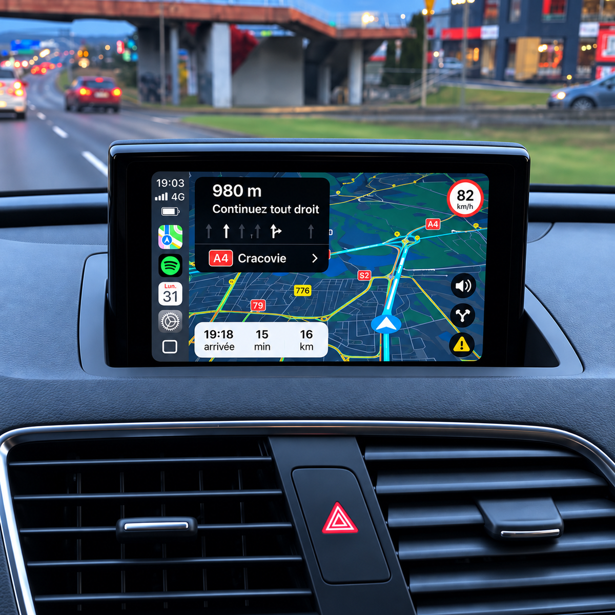 Boîtier CarPlay/Android Audi Q3 (2013-2018)
