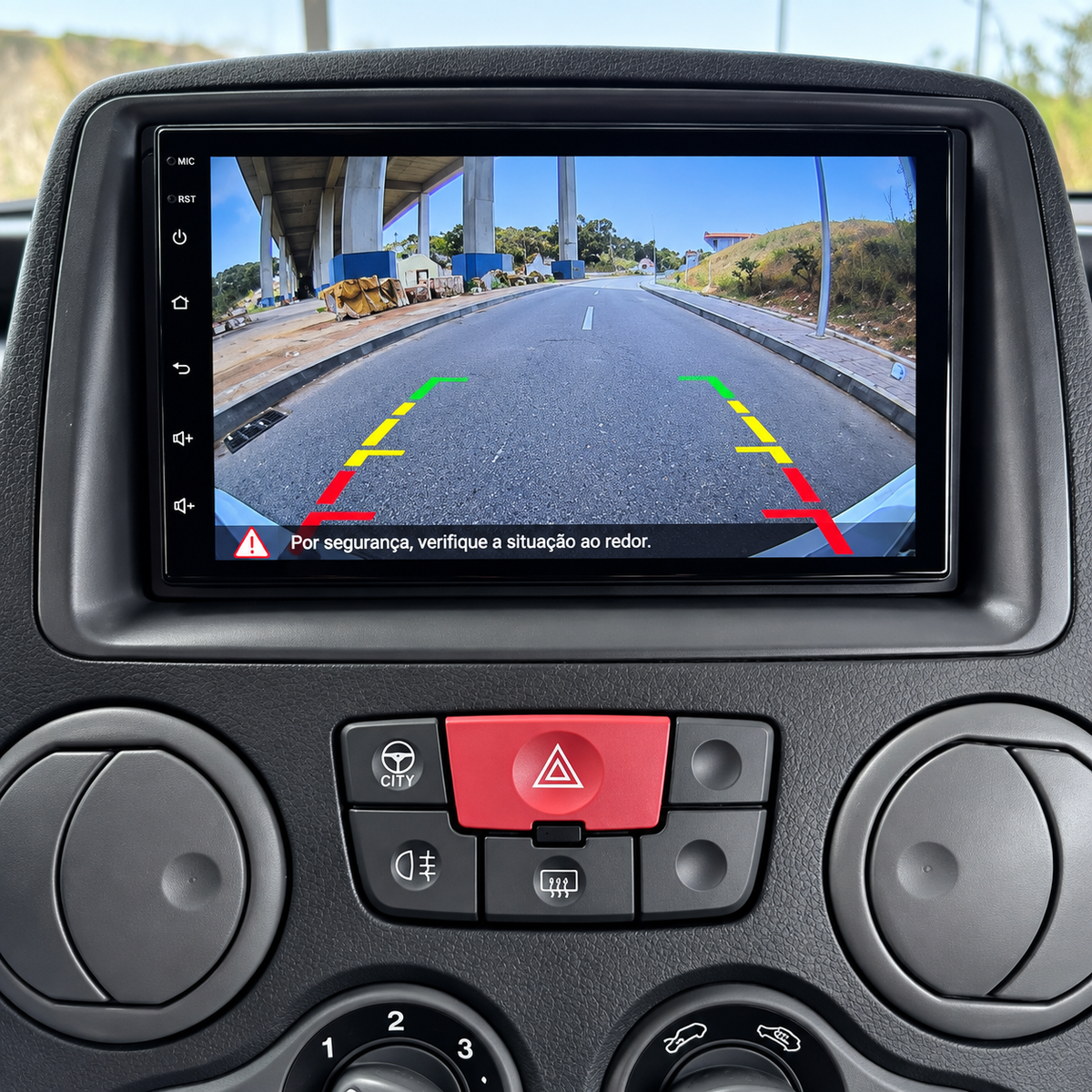 Écran CarPlay/Android Fiat Panda (2003-2012) — Écran HD tactile sans fil