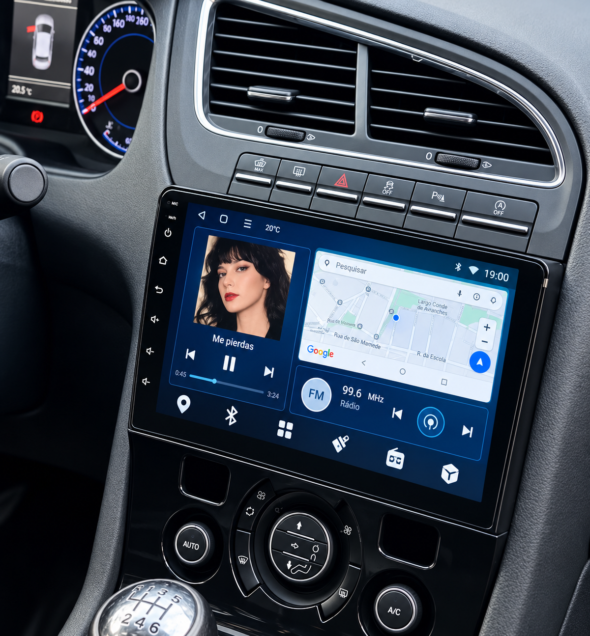 Pantalla CarPlay/Android Peugeot 3008 (2009-2015) — Pantalla táctil HD inalámbrica