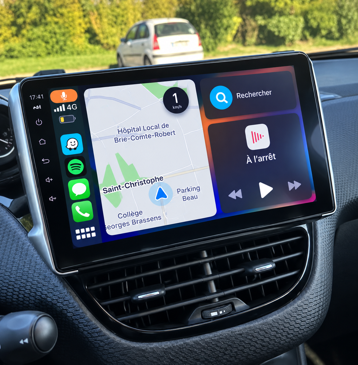 Écran CarPlay/Android Peugeot 2008 (2012-2018) — Écran HD tactile sans fil