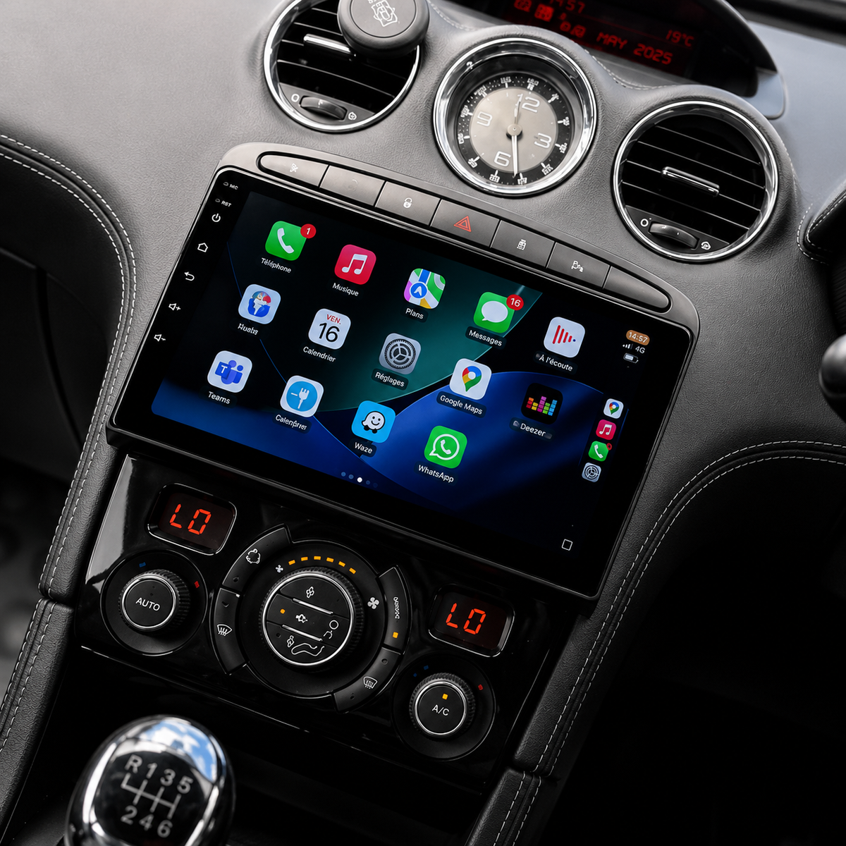 Écran CarPlay Android Auto Peugeot RCZ (2007-2015) — Spark Auto