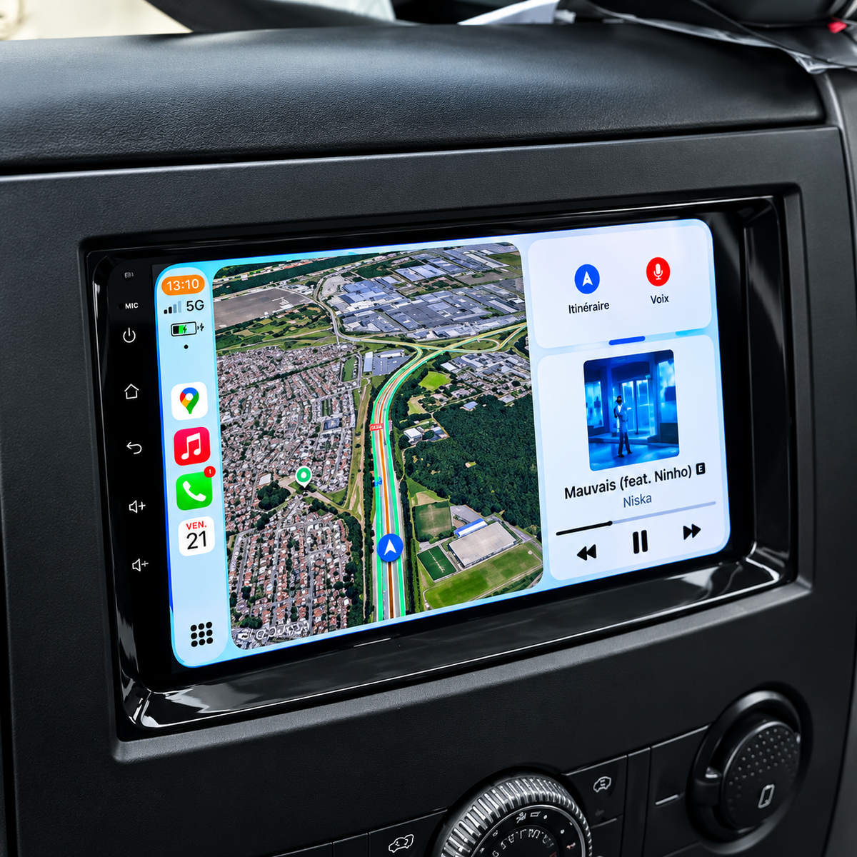 Écran CarPlay/Android Mercedes Sprinter (2006-2016) — Écran HD tactile sans fil