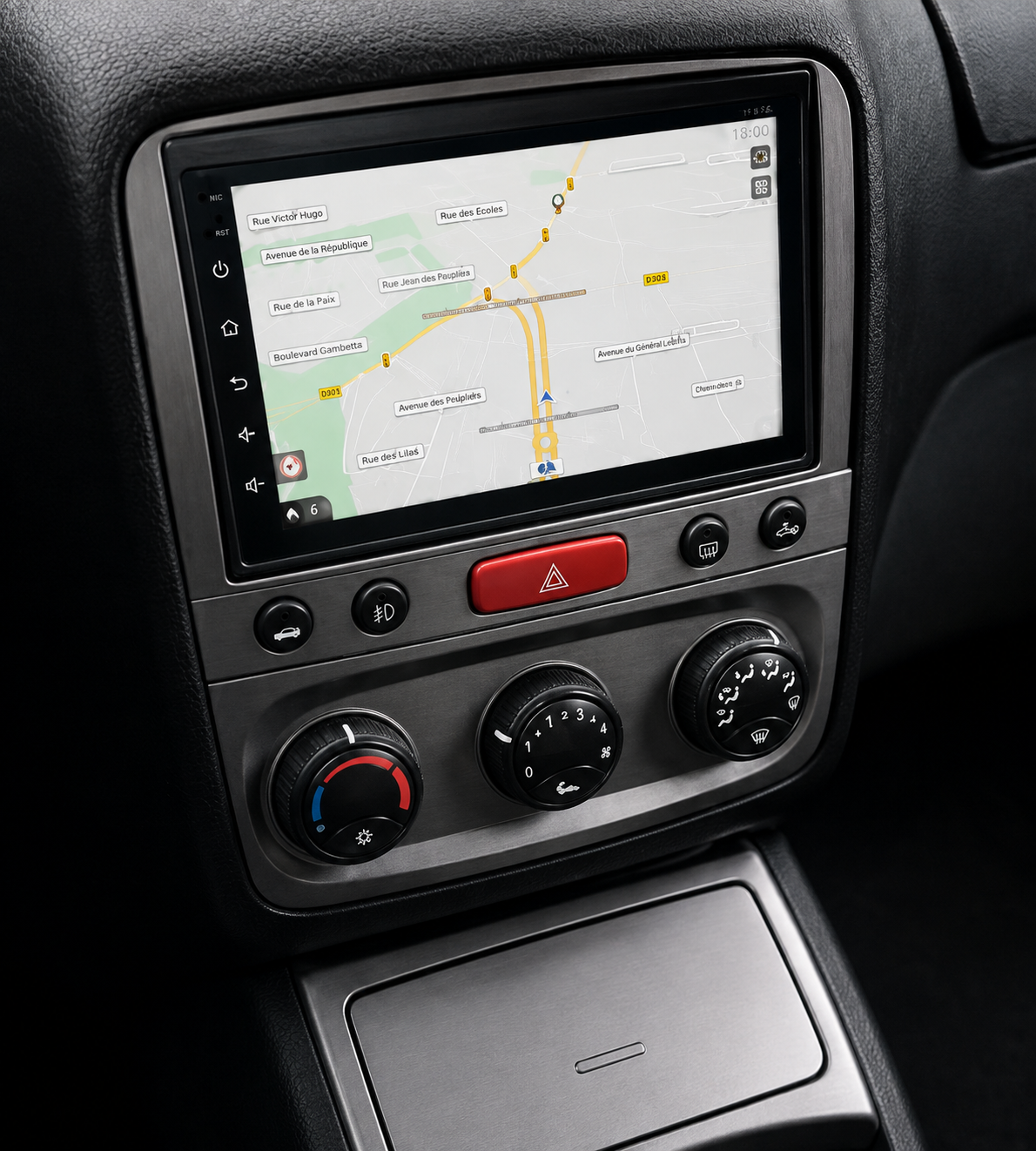 Vue de face écran tactile HD Alfa Romeo 147