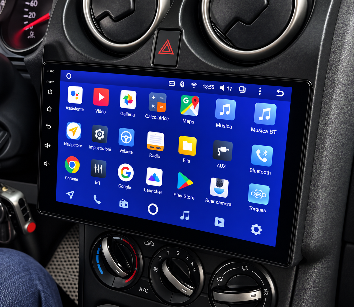 Écran CarPlay/Android Nissan Qashqai J10 (2006-2013) — Écran HD tactile sans fil