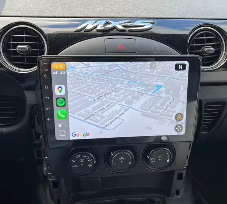 Écran CarPlay/Android Mazda MX-5 (2005-2015) — Écran HD tactile sans fil