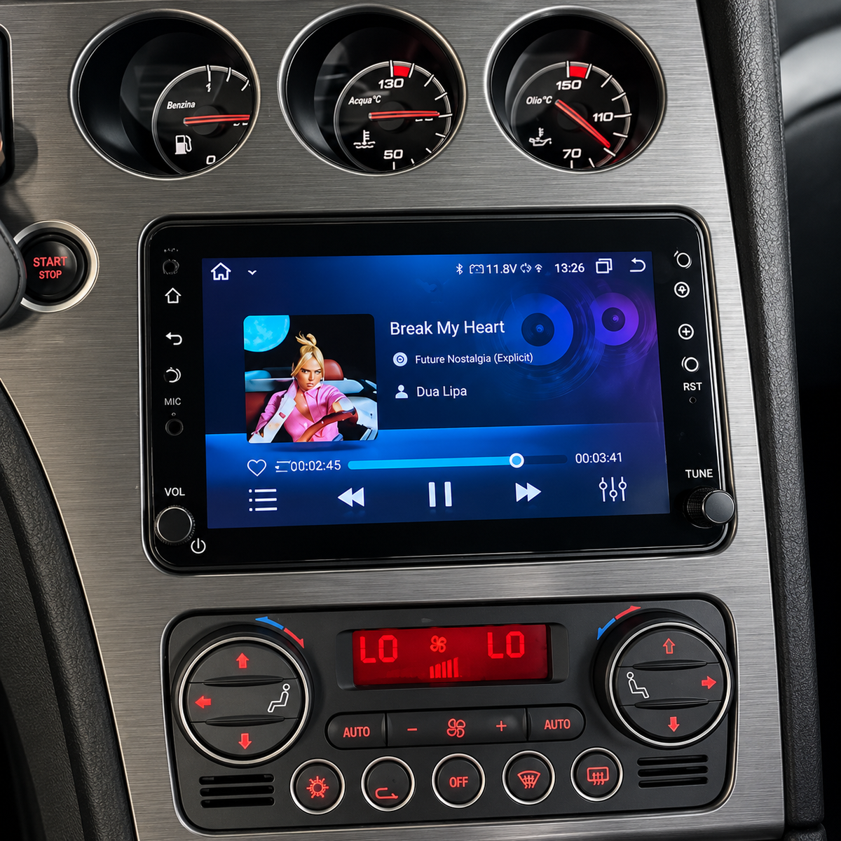 Écran CarPlay/Android Alfa Romeo 159 (2006-2010) — Écran HD tactile sans fil