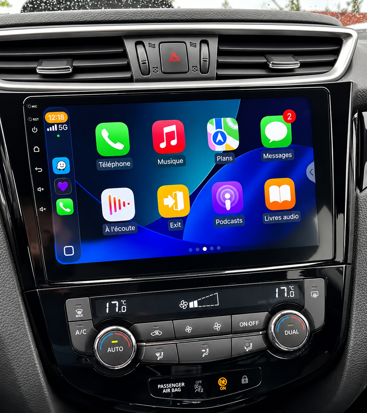 Écran CarPlay Android Auto Nissan X-Trail 3 (2013-2017) — Spark Auto
