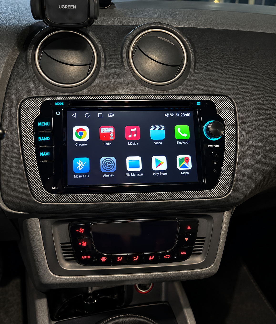 Écran CarPlay/Android Seat Ibiza 6J (2009-2013) — Écran HD tactile sans fil