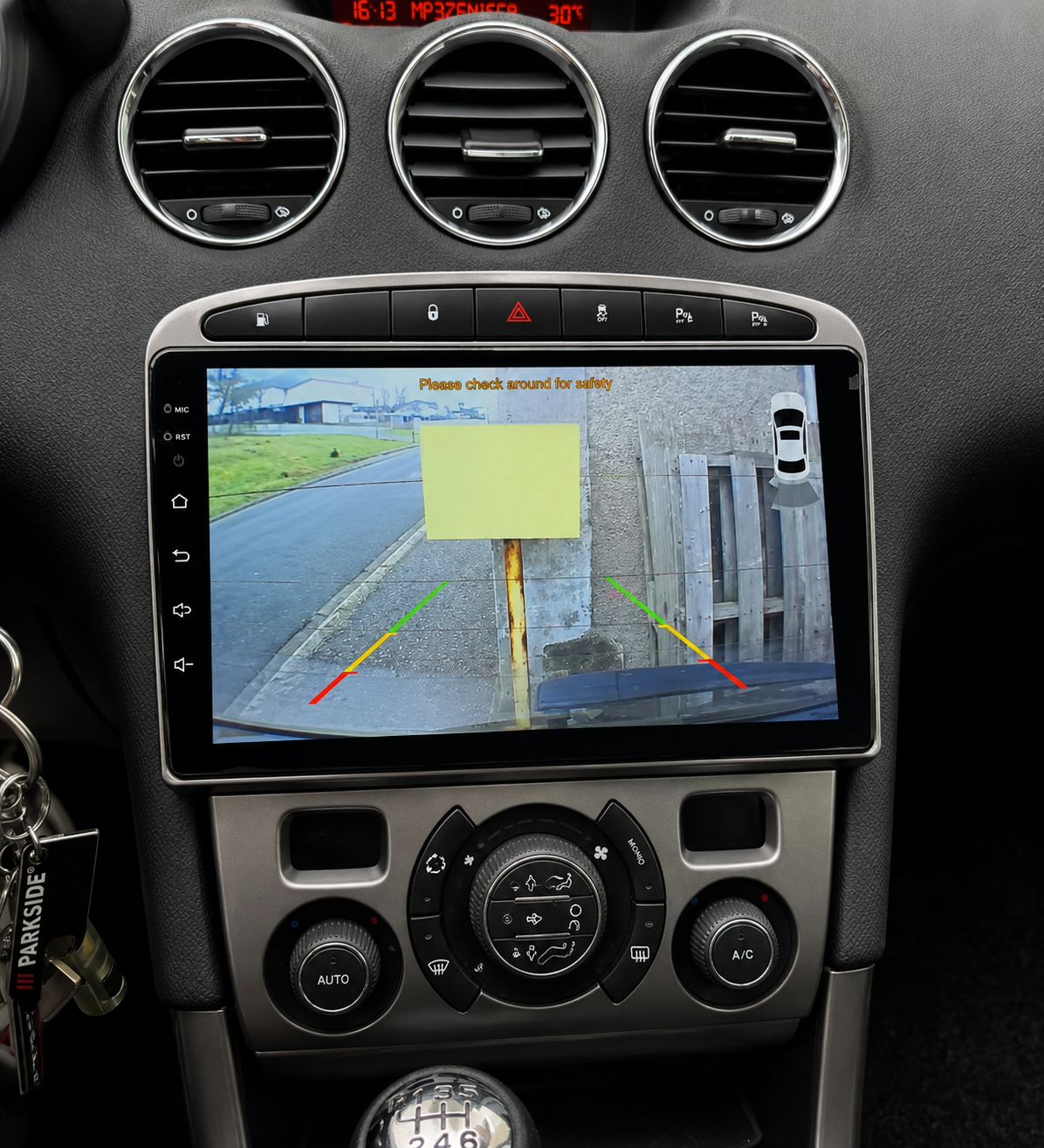 Écran CarPlay/Android Peugeot 308 / SW (2007-2015) — Écran HD tactile sans fil