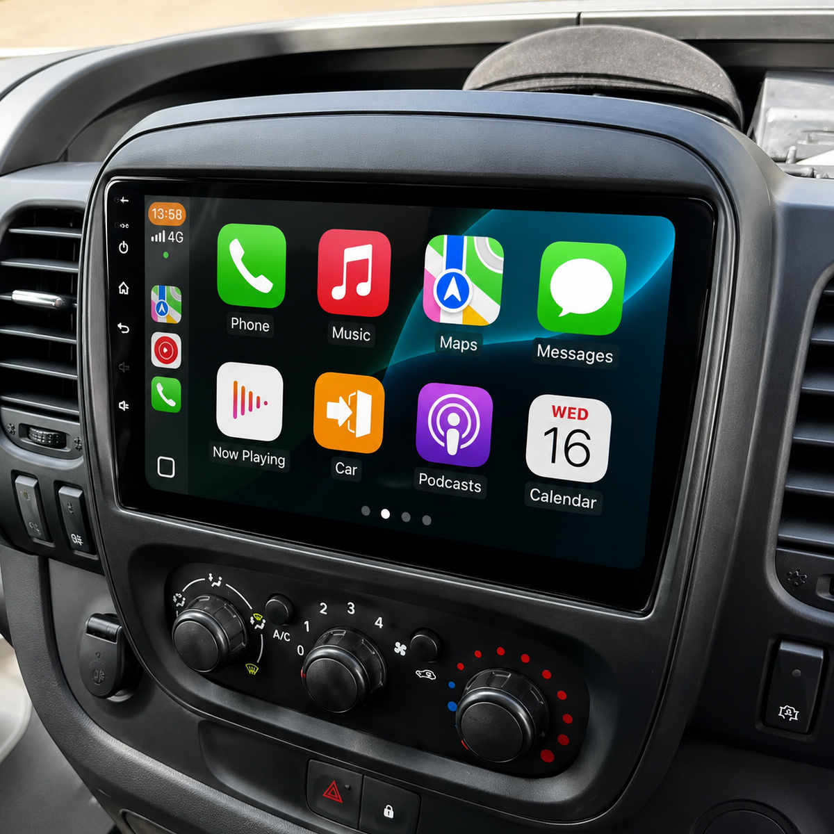 Écran CarPlay Android Auto Renault Trafic 3 (2014-2021) — Spark Auto