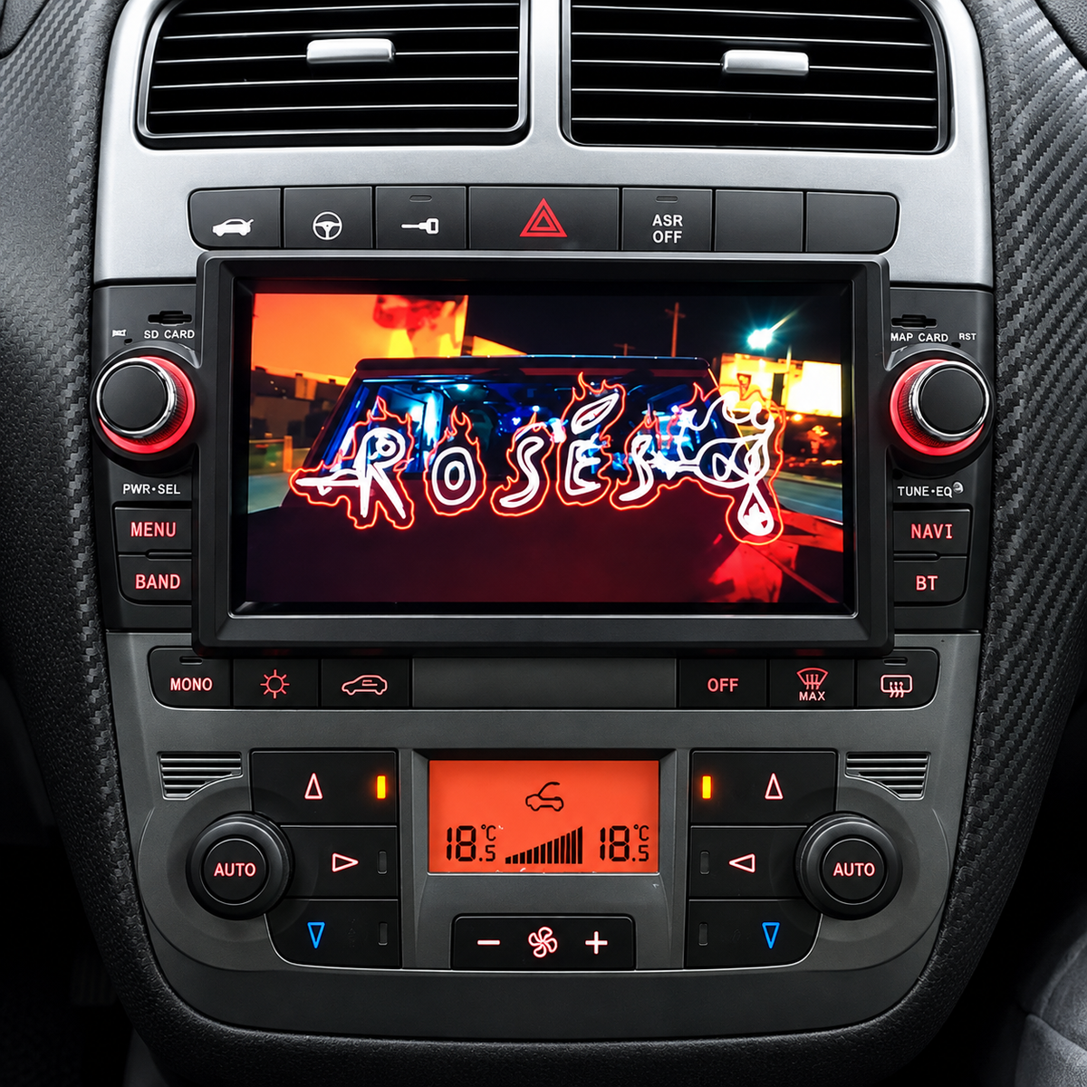 Écran CarPlay/Android Fiat Linea (2012-2015) — Écran HD tactile sans fil