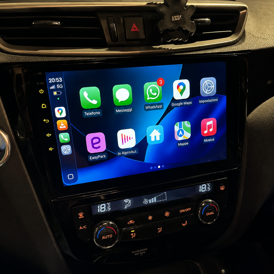 Écran CarPlay Android Auto Nissan Qashqai 2 J11 (2013-2017) — Spark Auto