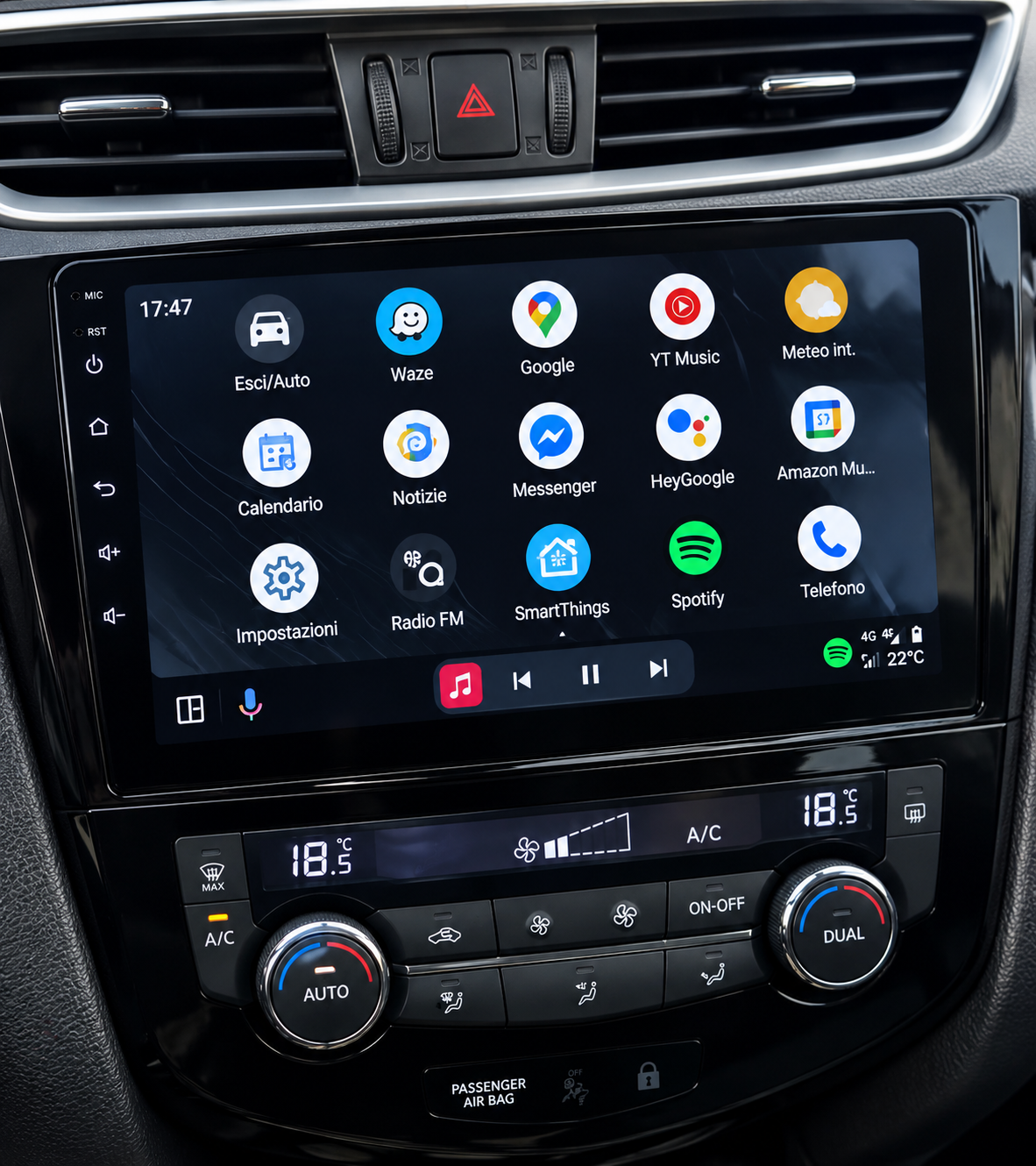 Écran CarPlay/Android Nissan X-Trail 3 (2013-2017) — Écran HD tactile sans fil