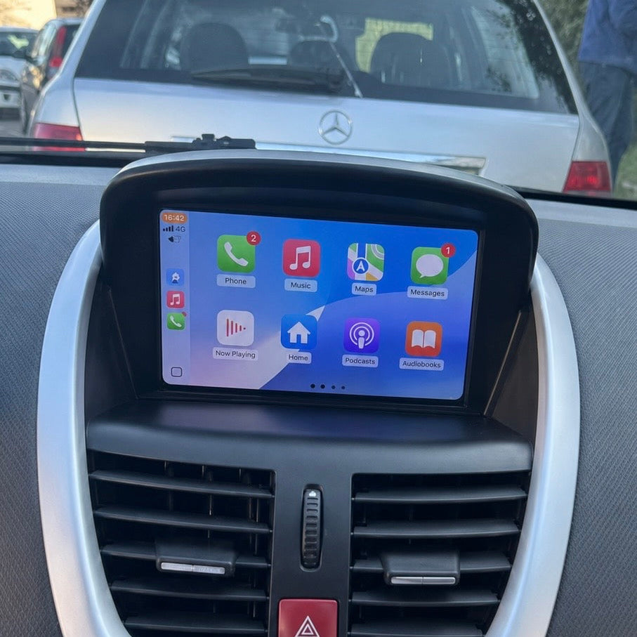 Écran CarPlay Android Auto Peugeot 206+ (2009-2012) — Spark Auto