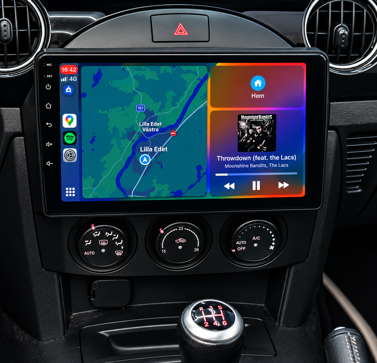 Écran CarPlay/Android Mazda MX-5 (2005-2015) — Écran HD tactile sans fil