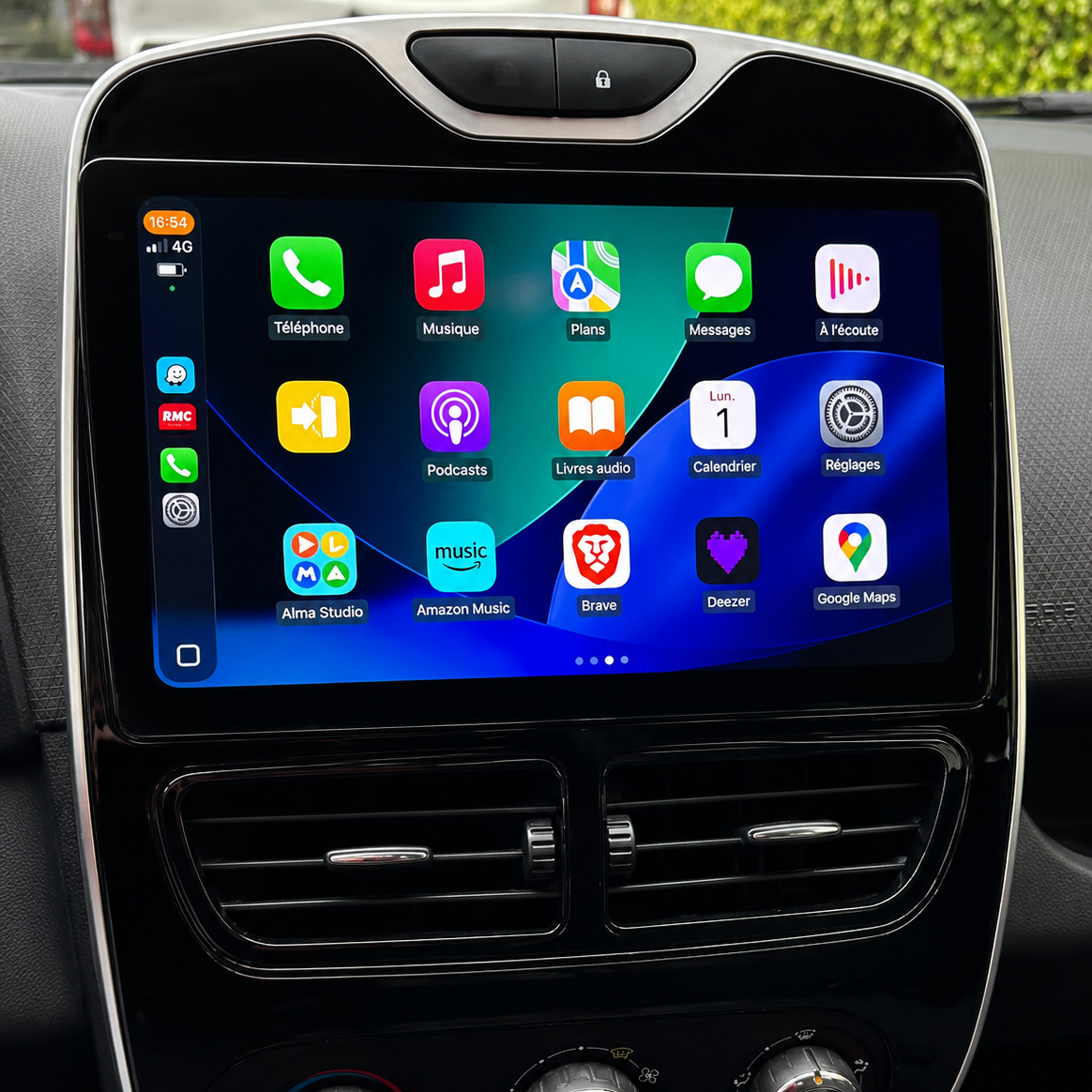 Écran CarPlay Android Auto Renault Clio 4 (2012-2019) — Spark Auto